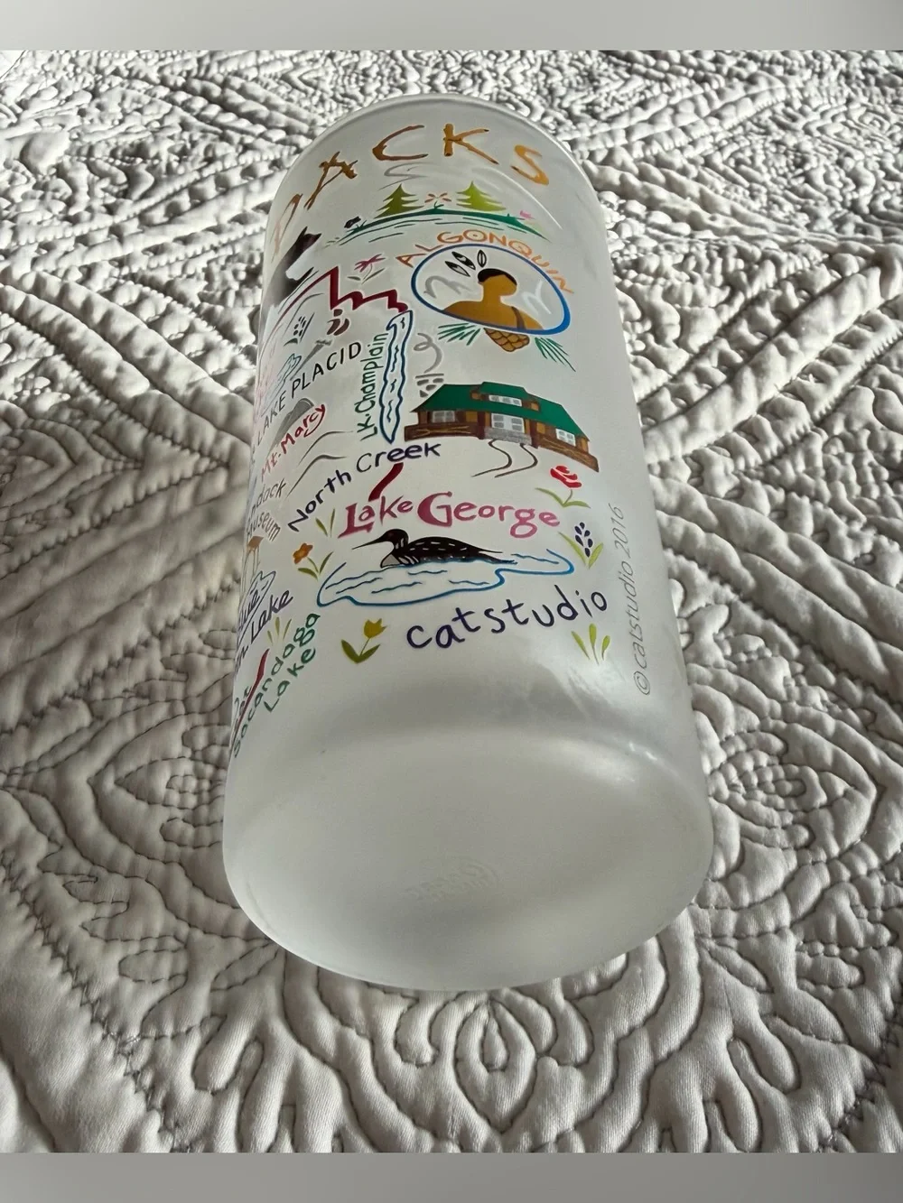 One CatstudioAdirondacks Frosted 15 oz. Souvenir Tumbler